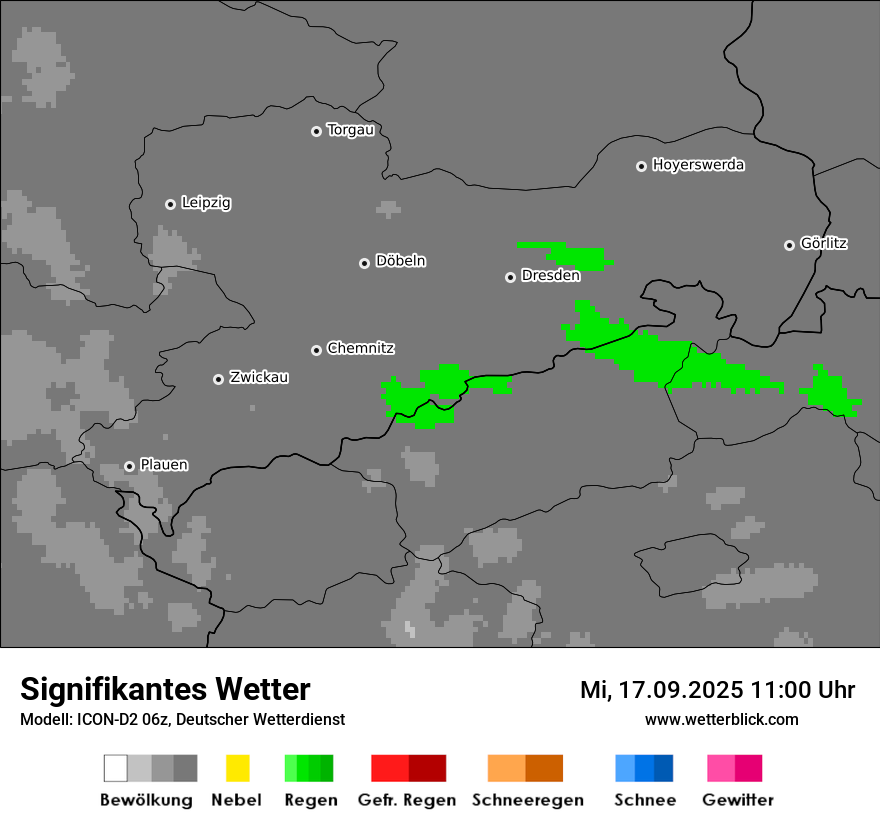 Modellkarten Signifikantes Wetter