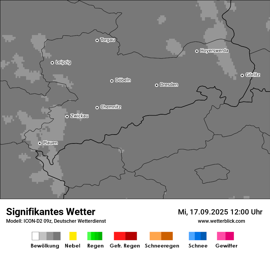 Modellkarten Signifikantes Wetter
