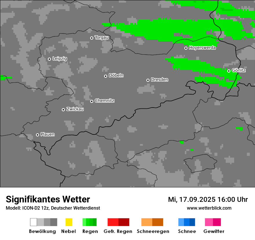 Modellkarten Signifikantes Wetter