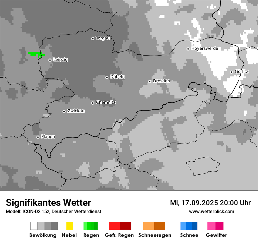 Modellkarten Signifikantes Wetter