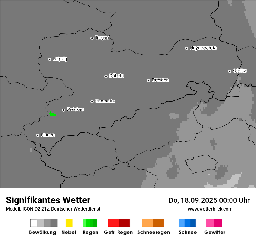 Modellkarten Signifikantes Wetter
