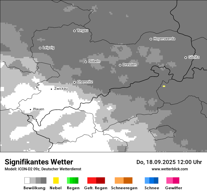 Modellkarten Signifikantes Wetter