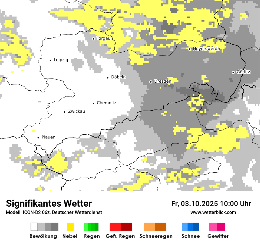Modellkarten Signifikantes Wetter