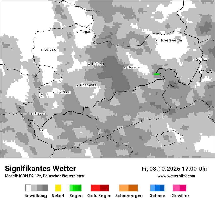 Modellkarten Signifikantes Wetter