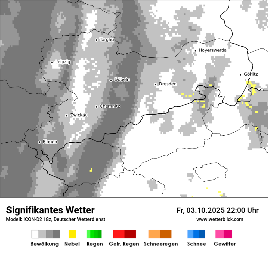 Modellkarten Signifikantes Wetter