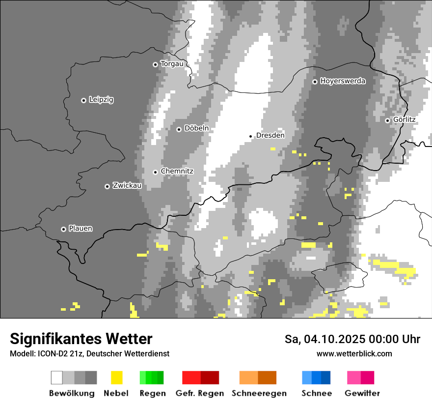 Modellkarten Signifikantes Wetter
