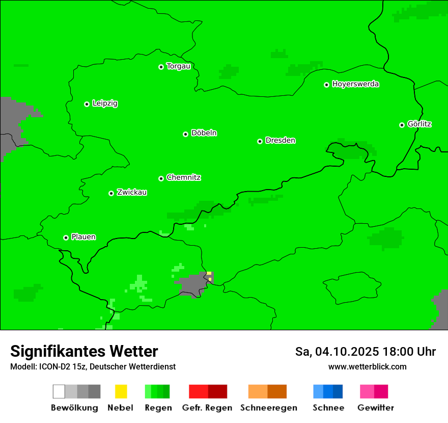 Modellkarten Signifikantes Wetter