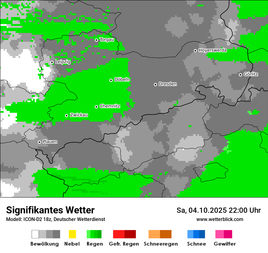 Modellkarten Signifikantes Wetter