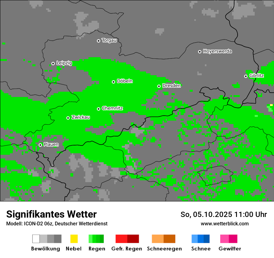 Modellkarten Signifikantes Wetter