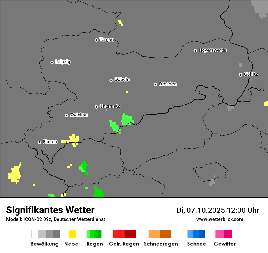 Modellkarten Signifikantes Wetter
