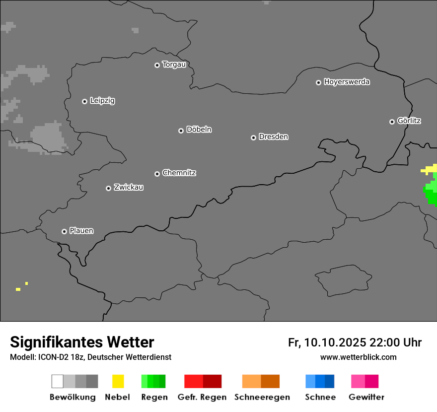 Modellkarten Signifikantes Wetter