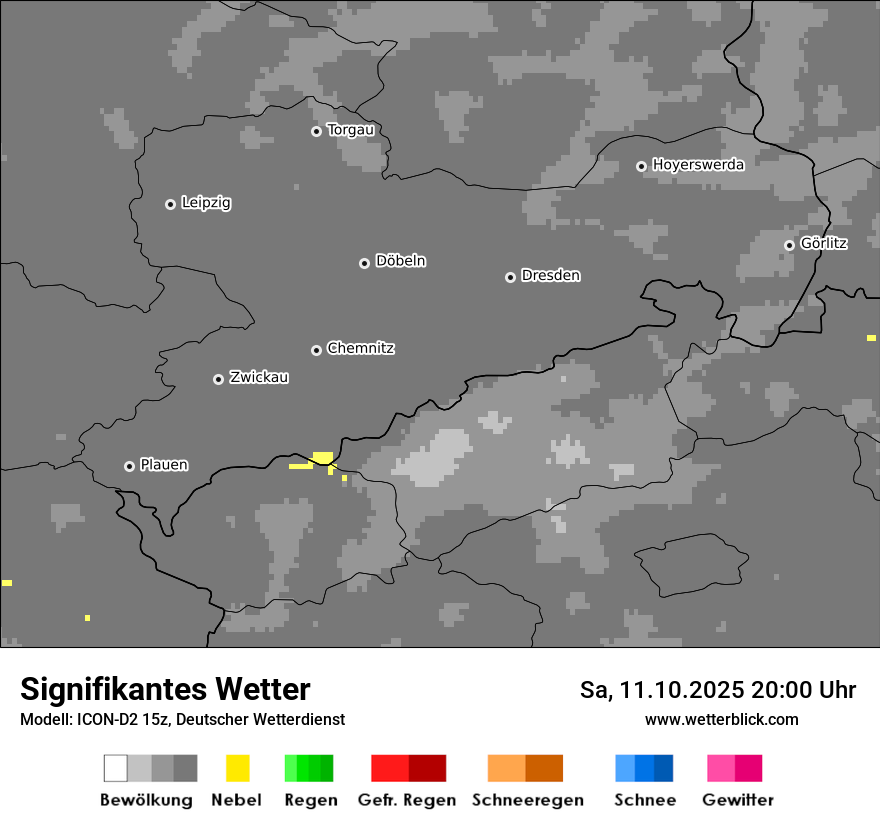 Modellkarten Signifikantes Wetter