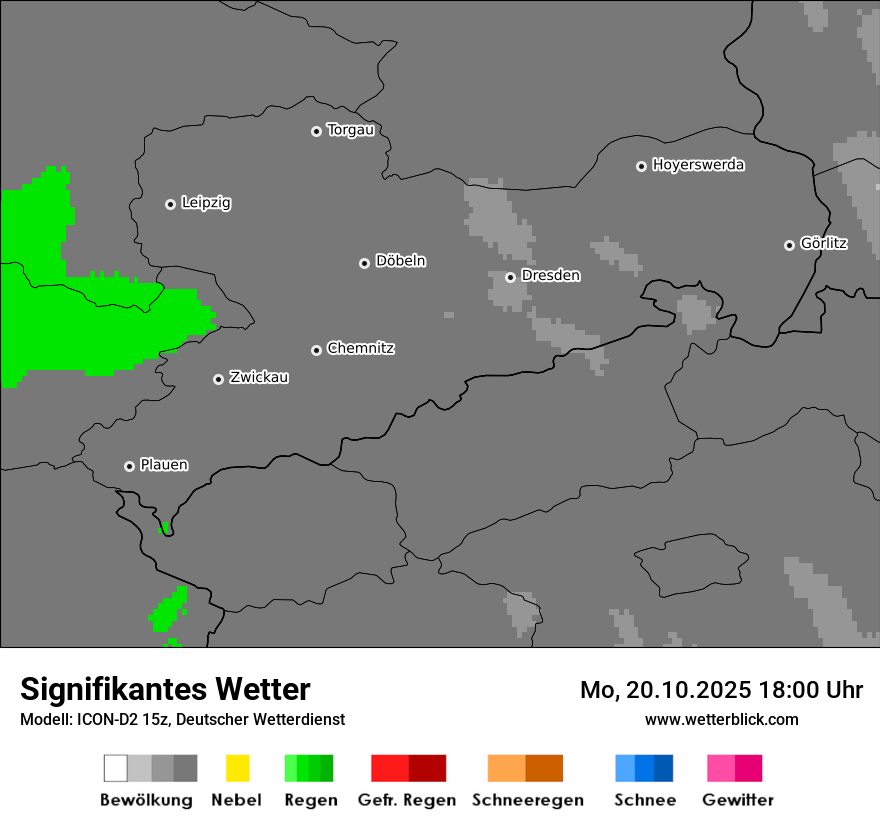 Modellkarten Signifikantes Wetter