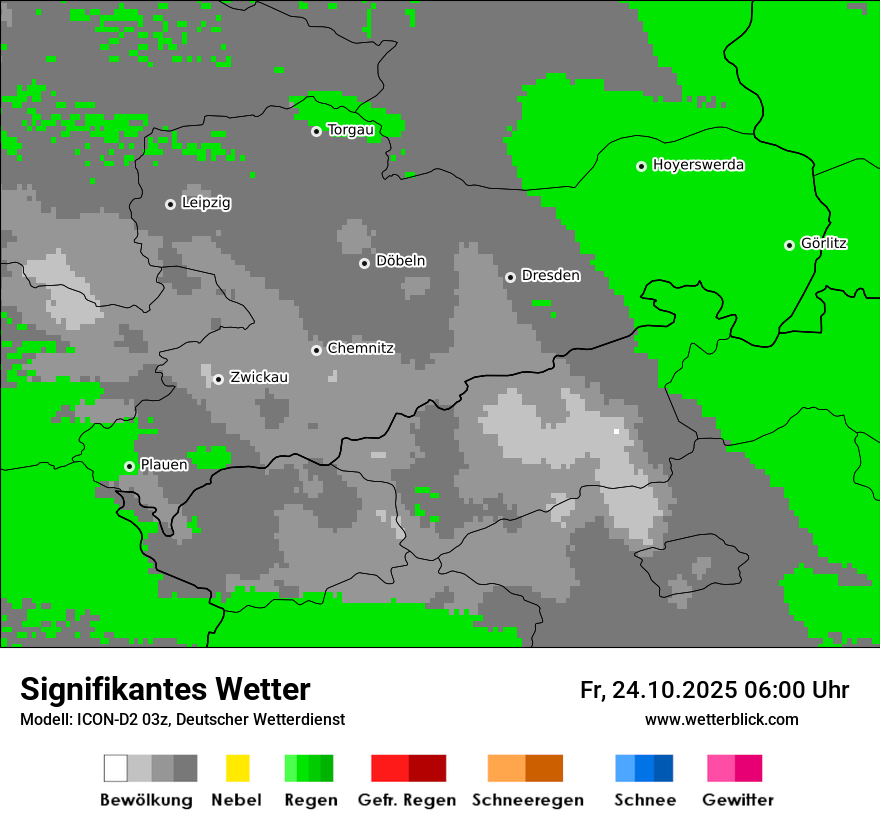 Modellkarten Signifikantes Wetter