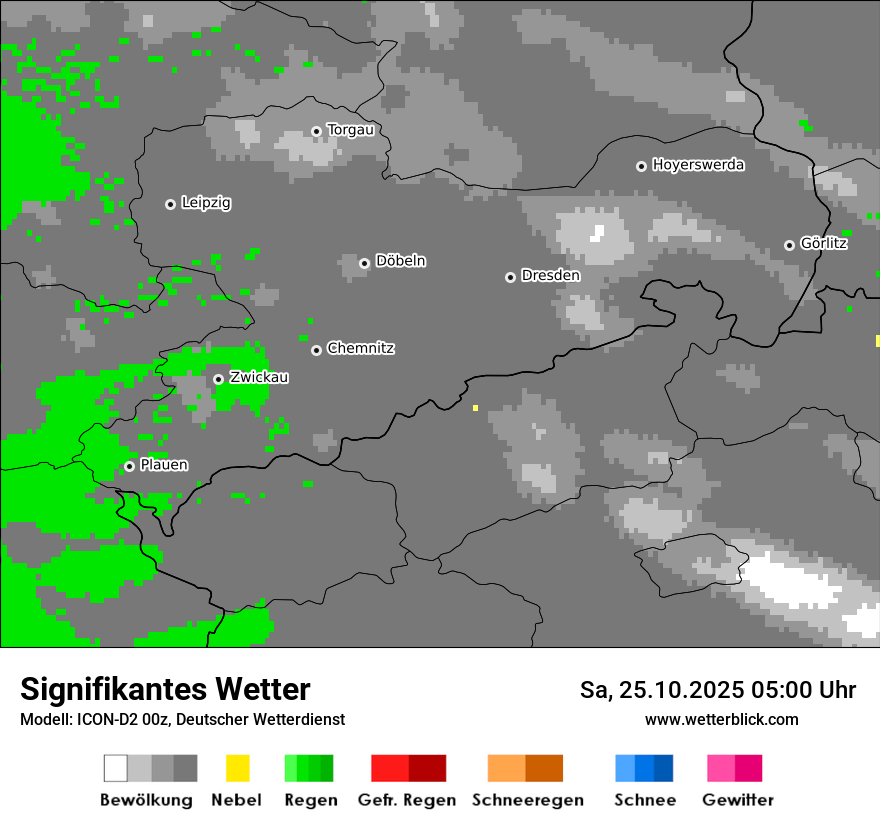 Modellkarten Signifikantes Wetter