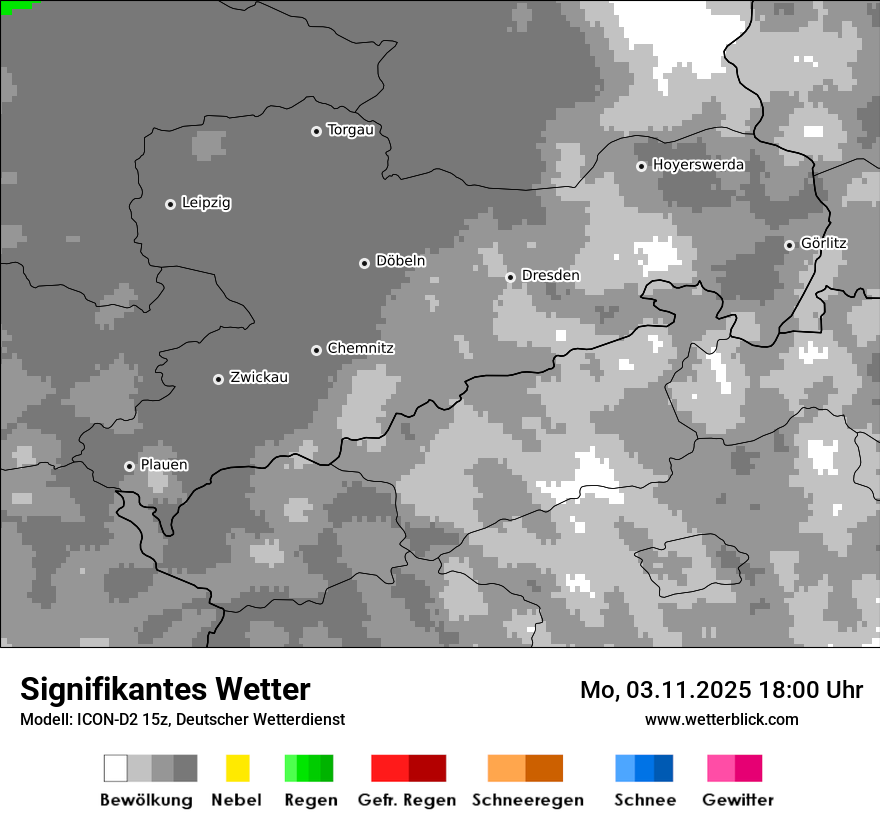 Modellkarten Signifikantes Wetter