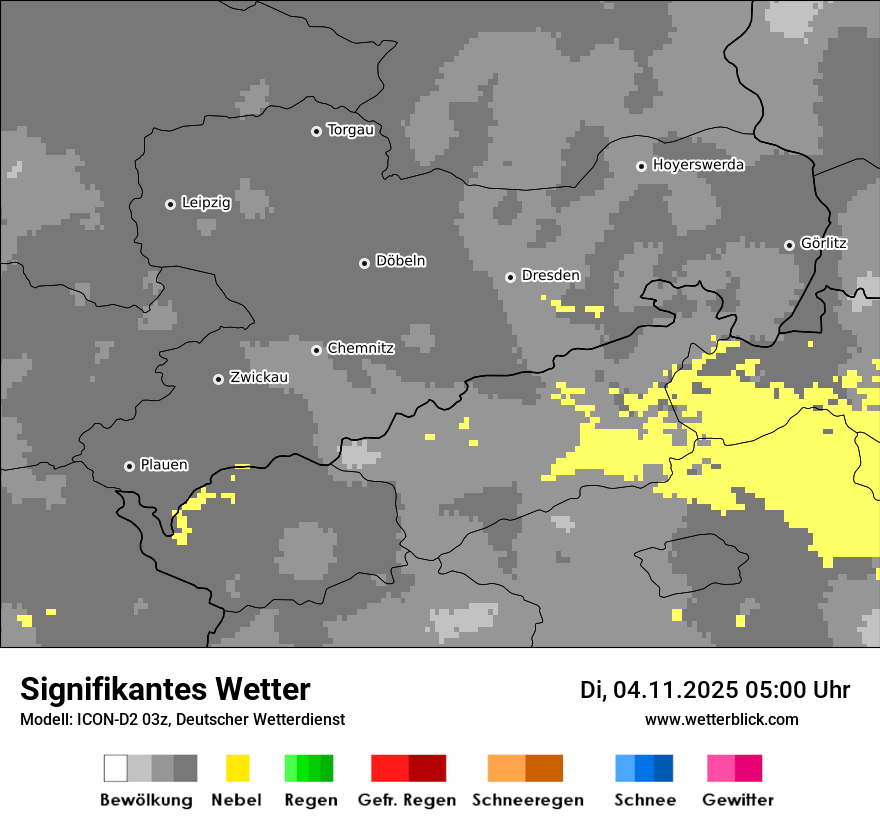 Modellkarten Signifikantes Wetter