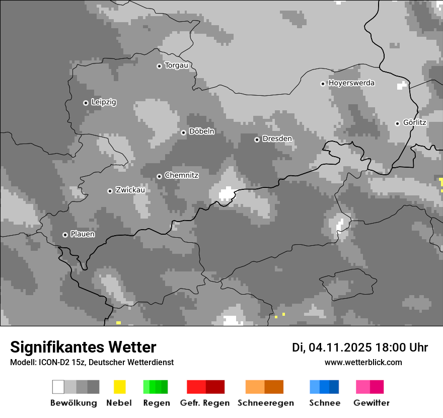 Modellkarten Signifikantes Wetter