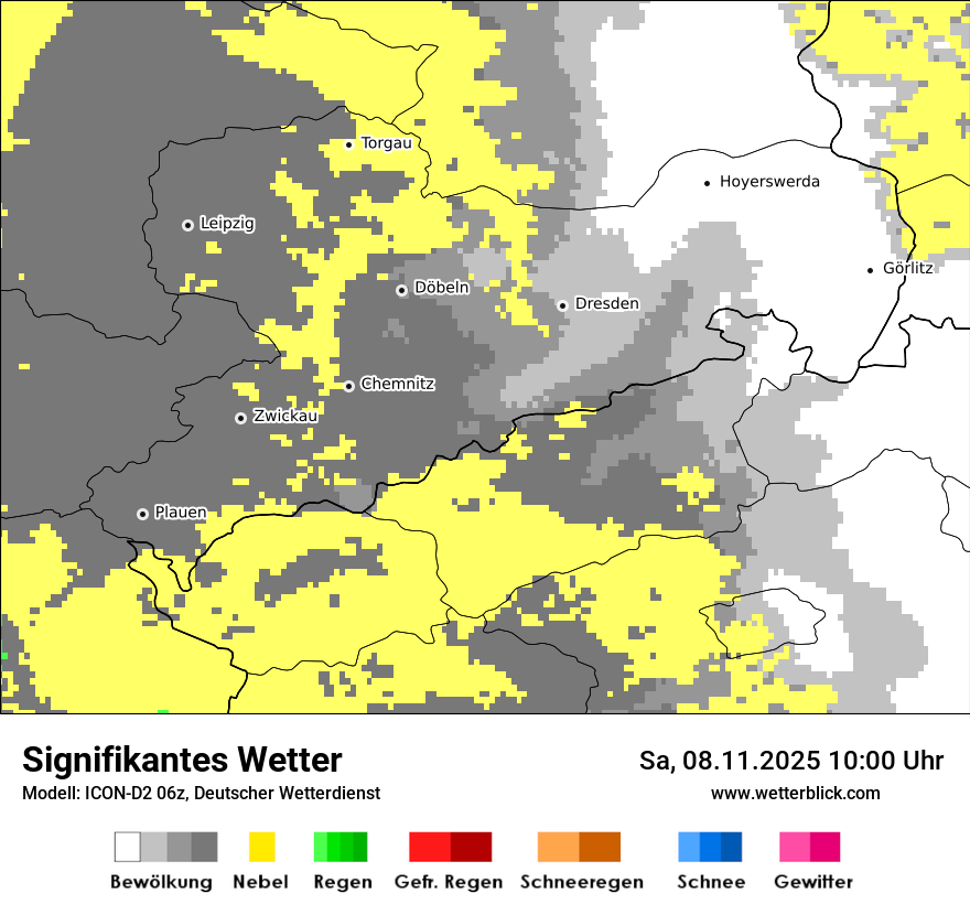 Modellkarten Signifikantes Wetter