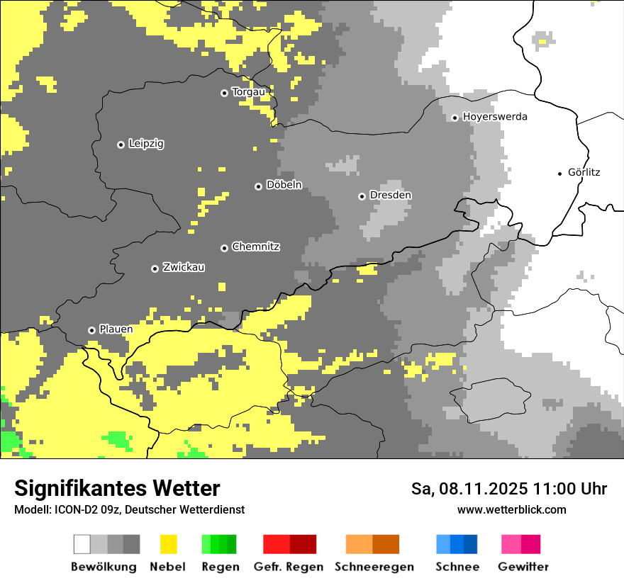 Modellkarten Signifikantes Wetter