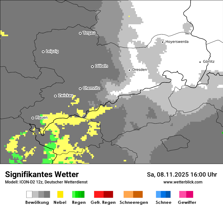 Modellkarten Signifikantes Wetter