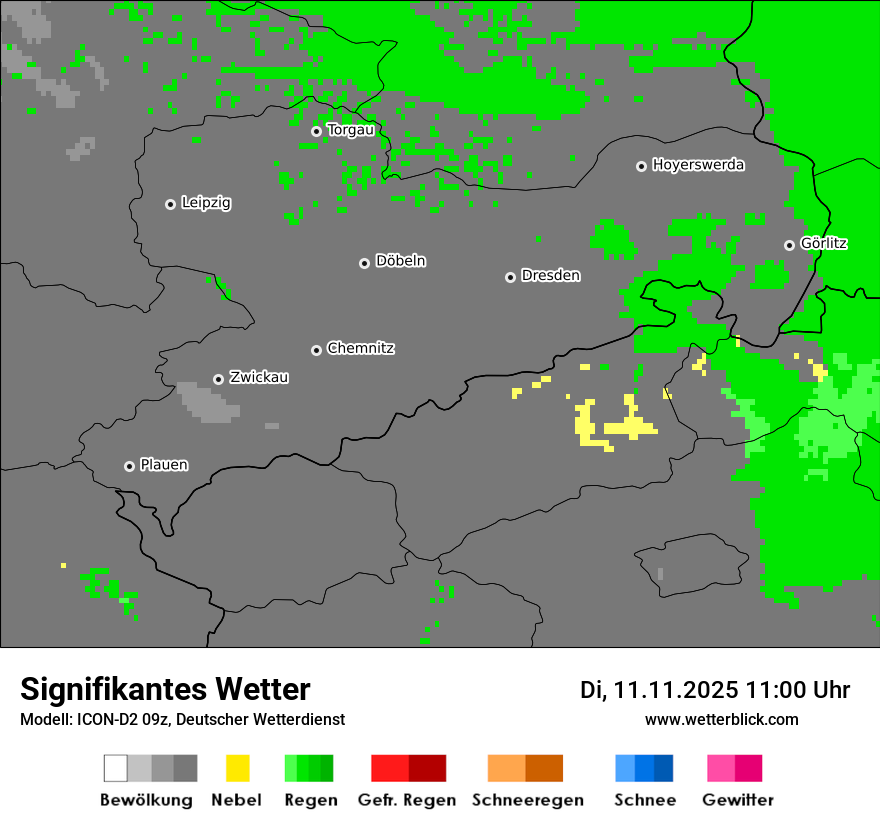 Modellkarten Signifikantes Wetter