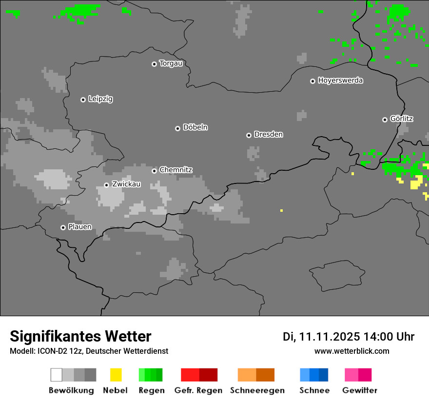 Modellkarten Signifikantes Wetter