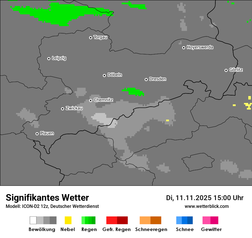 Modellkarten Signifikantes Wetter