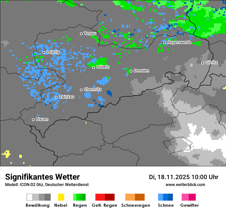 Modellkarten Signifikantes Wetter