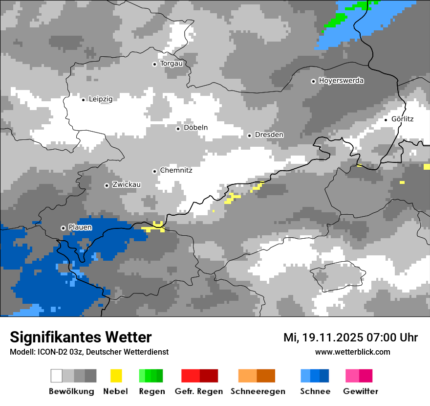 Modellkarten Signifikantes Wetter