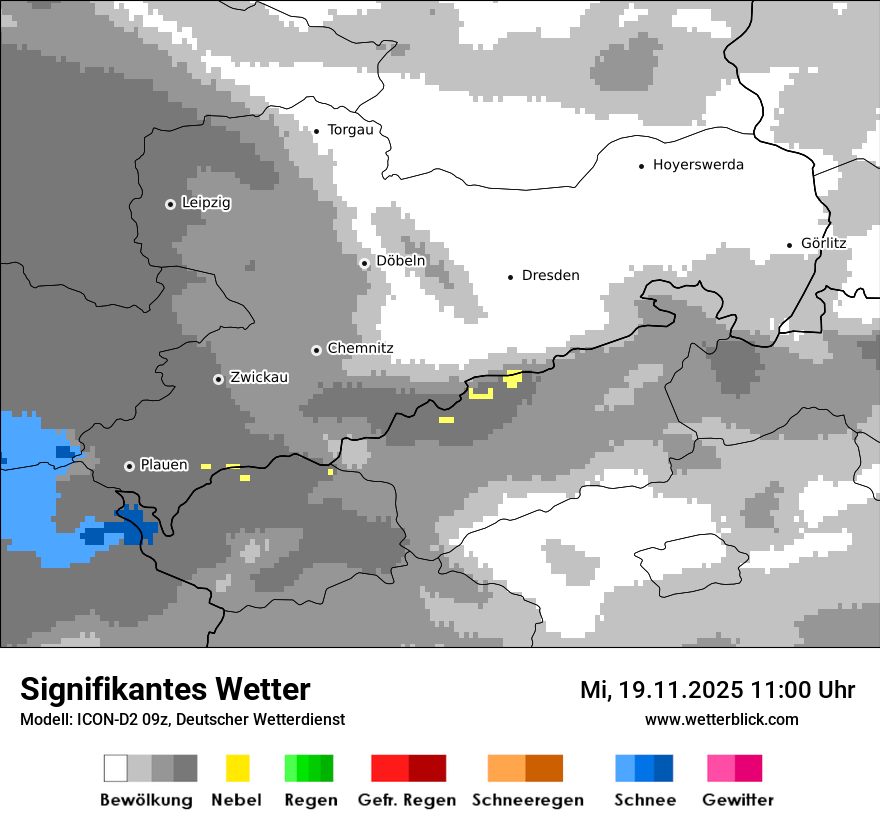 Modellkarten Signifikantes Wetter
