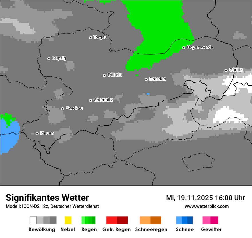 Modellkarten Signifikantes Wetter