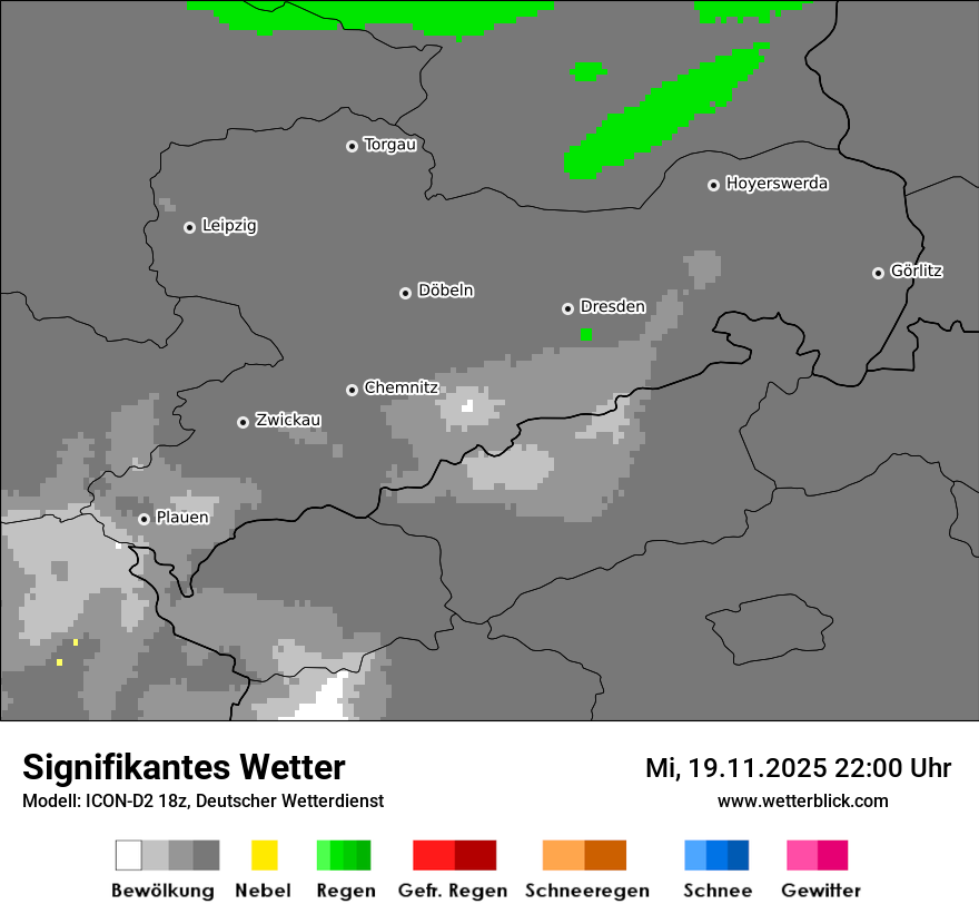 Modellkarten Signifikantes Wetter