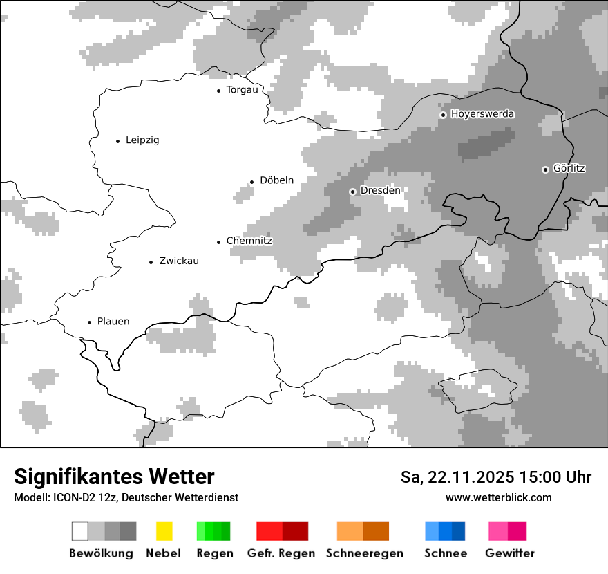 Modellkarten Signifikantes Wetter