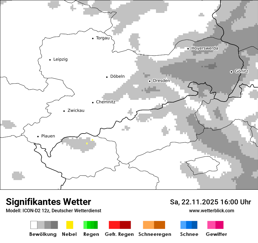 Modellkarten Signifikantes Wetter