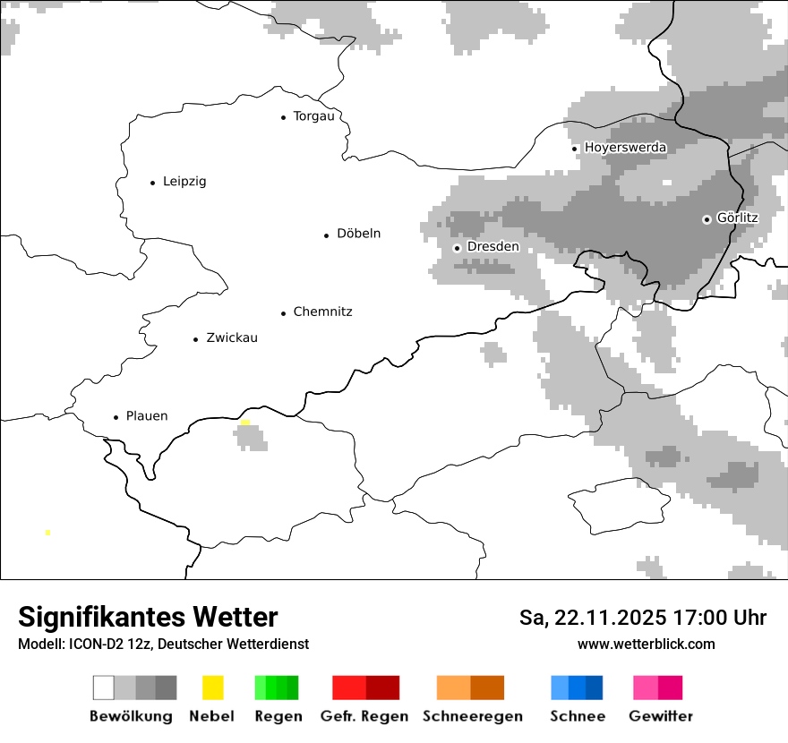 Modellkarten Signifikantes Wetter