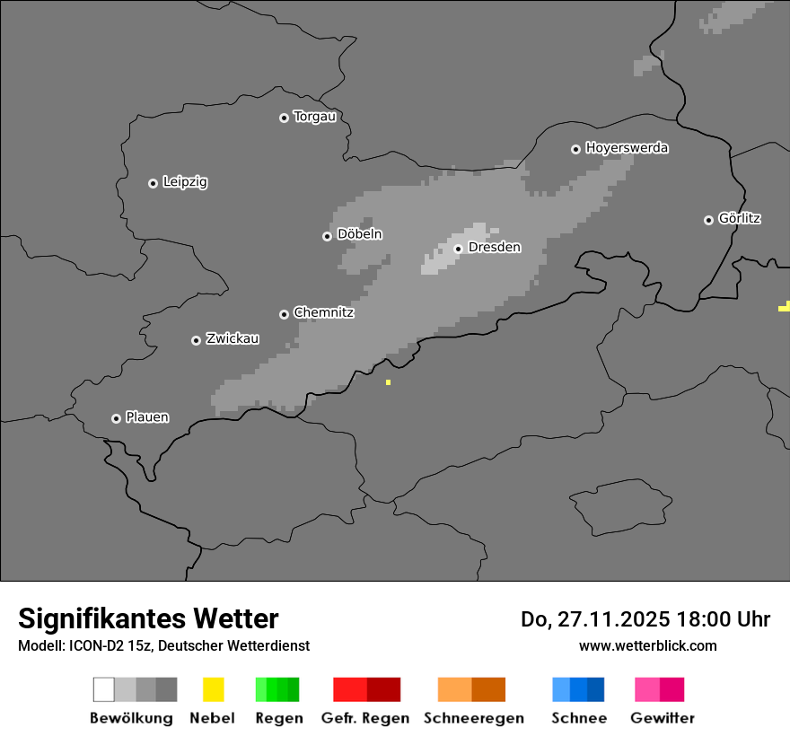 Modellkarten Signifikantes Wetter