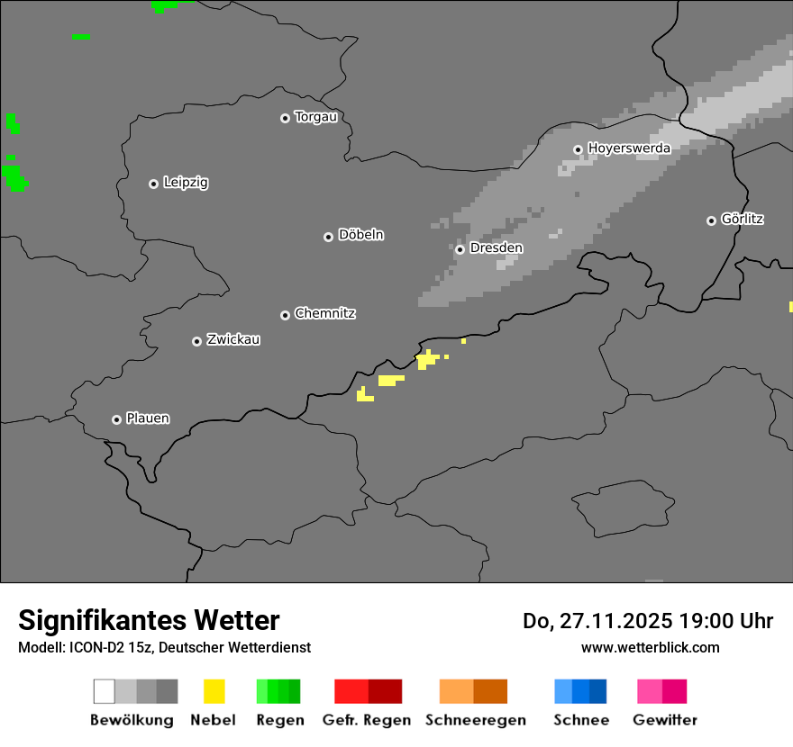 Modellkarten Signifikantes Wetter