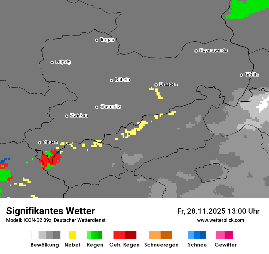 Modellkarten Signifikantes Wetter