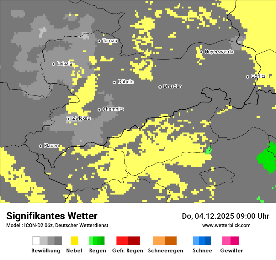 Modellkarten Signifikantes Wetter