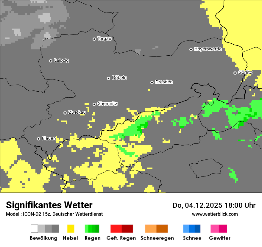 Modellkarten Signifikantes Wetter