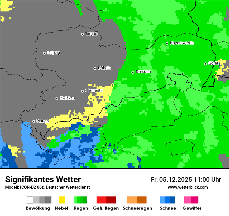 Modellkarten Signifikantes Wetter