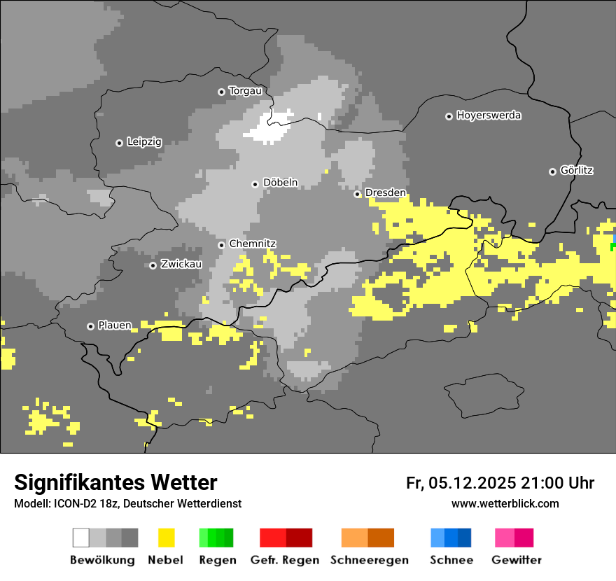 Modellkarten Signifikantes Wetter