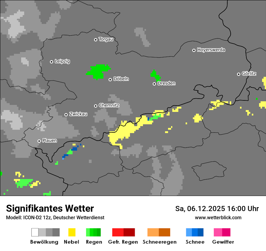 Modellkarten Signifikantes Wetter