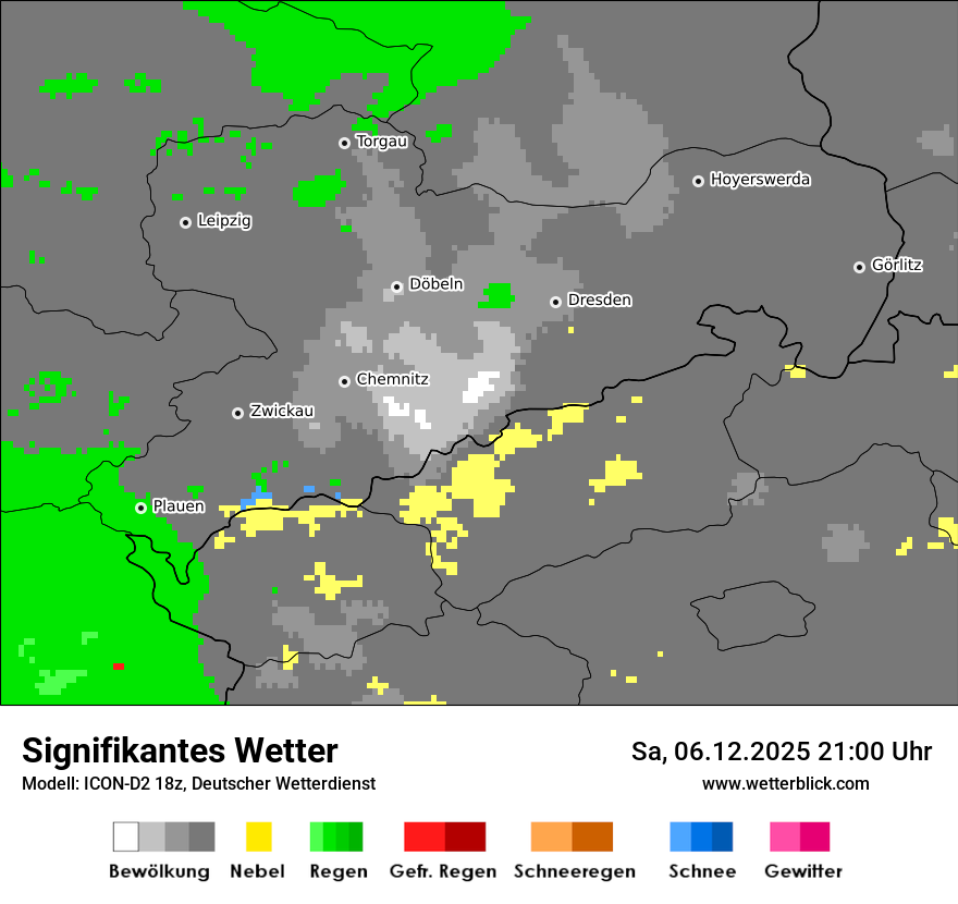 Modellkarten Signifikantes Wetter