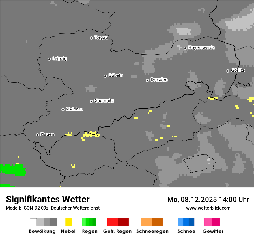 Modellkarten Signifikantes Wetter