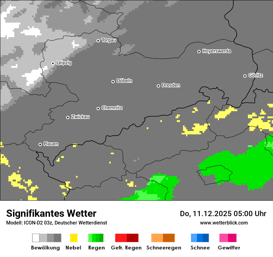 Modellkarten Signifikantes Wetter