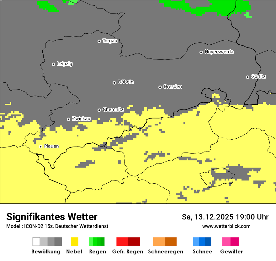 Modellkarten Signifikantes Wetter