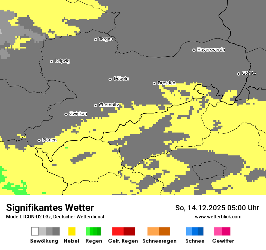 Modellkarten Signifikantes Wetter