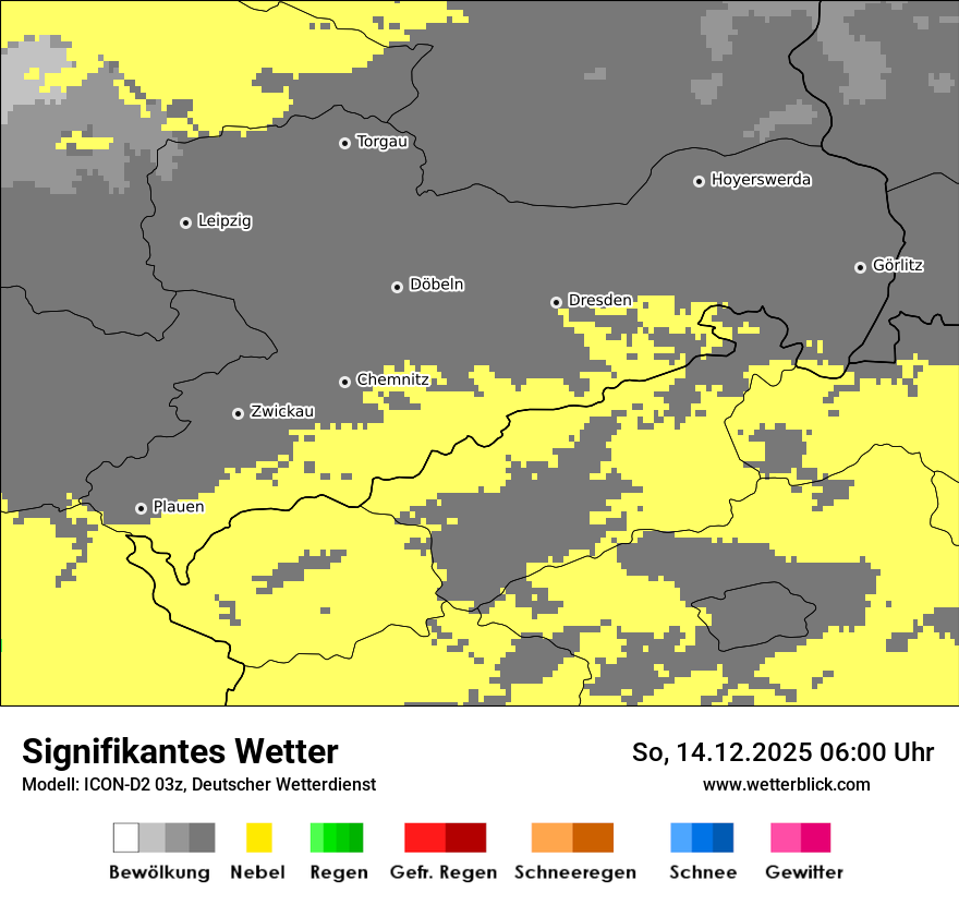 Modellkarten Signifikantes Wetter